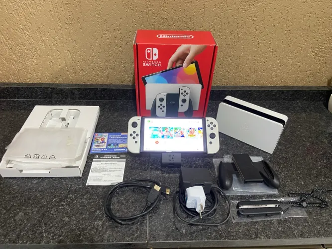 Nintendo Switch Oled 64GB Desbloqueado + SSD256gb + Jogos