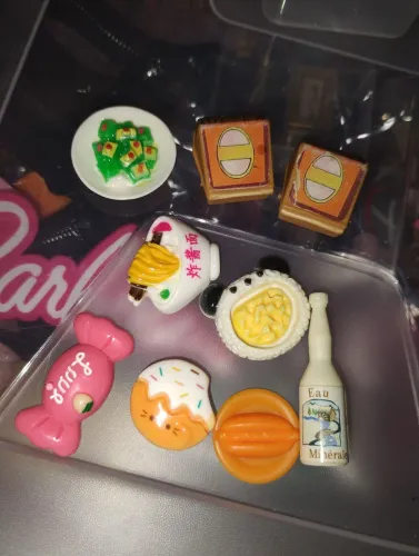 Kit de miniaturas de comidas para Barbie