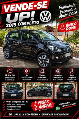 Volkswagen Up! Take 1.0 Total Flex 12V 5P 2015
