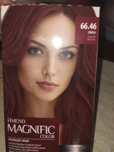 Tinta de cabelo Amend ruivo acobreado 