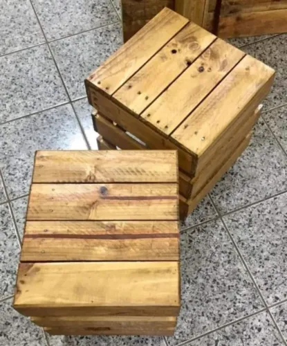 Banquinho Palete Altura 45cm, Largura 33cm, Comprimento 36cm, Perguntas Chamar no WhatsApp