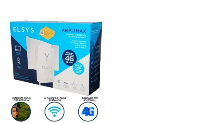 Roteador Amplimax - Elsys - 3g/4g Internet Rural 4G