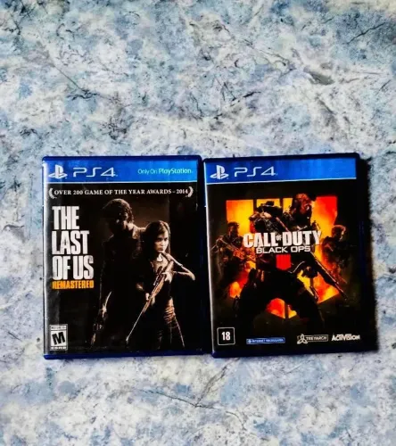 Jogos de Ps4!! Black ops 3 e The Last Of Us 