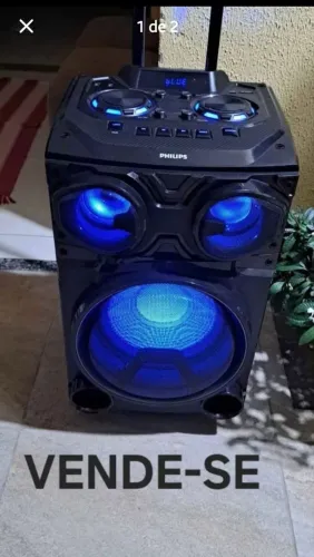 Caixa de Som Bluetooth 1000W Party Speaker Philips TAX3308