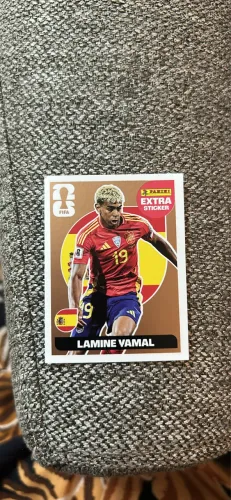 Figurinha Extra Sticker Lamine Yamal bronze