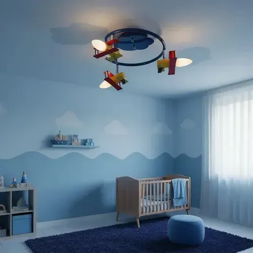 Lustre infantil menino