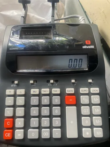CALCULADORA OLIVETTI SUMMA 220 - DEFEITO NA BOBINA