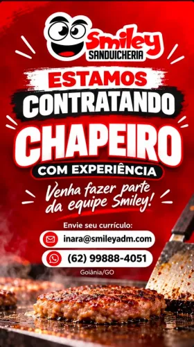 VAGAS PARA CHAPEIRO
