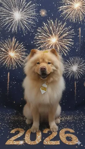 A procura de uma namorada chow-chow