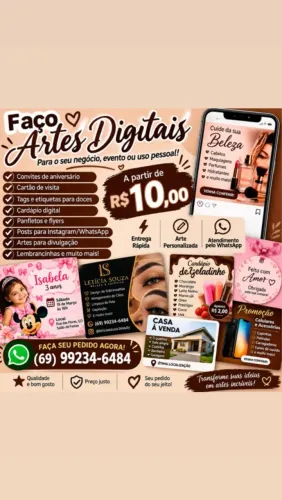 Faço cartões ca