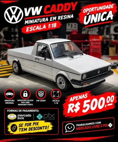 Miniatura vw Caddy 1:18