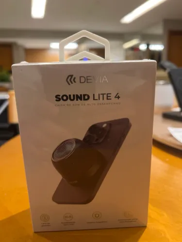 ? Mini Caixa de Som Magnética Devia Sound Lite 4 - Nova na Caixa!