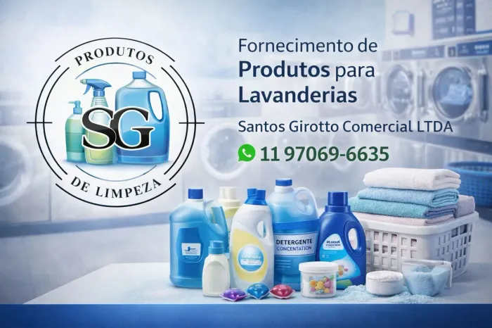 Fornecimento de produtos de limpeza para lavanderia 
