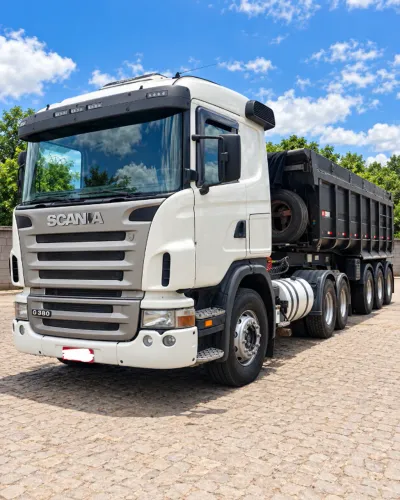 SCANIA 380 ANO 2009 - CARRETA ROSSET BASCULANTE 2014