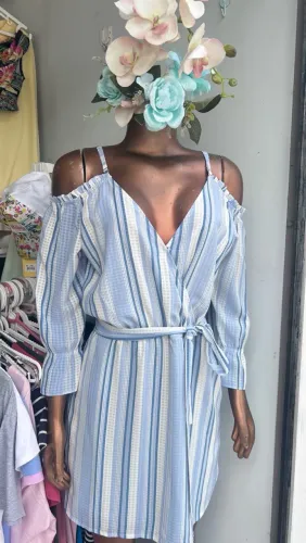 Vestido Costume listrado