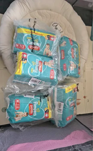 Fralda Pants Pampers M 112 Uni