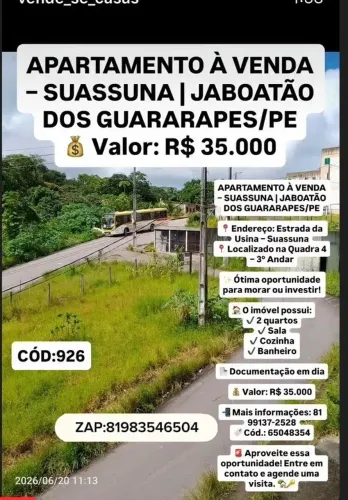 Vendendo apartamento