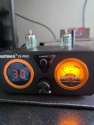 Amplificador Bluetooth Valvulado Aiyima Audio T9pro Fonte24v