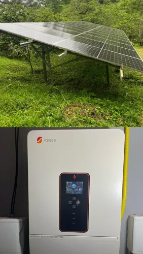 Kit 24 Painel Solar 560w + Inversor Hibrido Srne 10000w 48v (Usado)