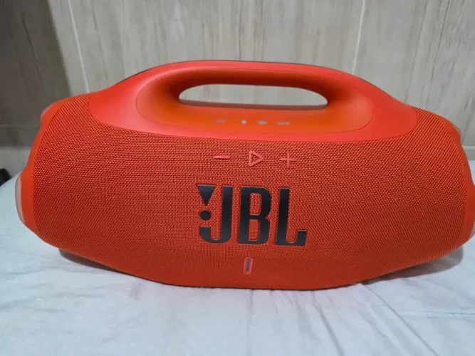 Boombox 4 laranja completa impecável na garantia