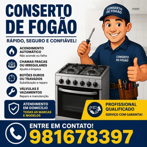 Técnico de Conserto de Fogões
