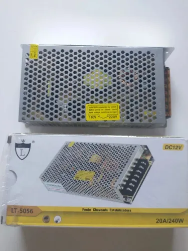 Fonte Chaveada LNY LT-5056 - 12V 20A 240W - Novo<br>