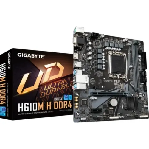 Placa mãe Gigabyte H610M H DDR4 LGA 1700 1x SLOT OFF