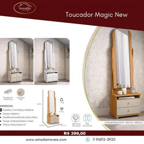 Toucador Magic Now - à pronta entrega
