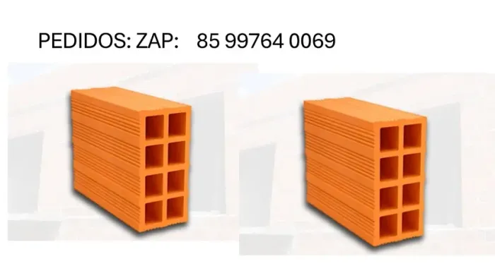 Tijolo entregamos a partir de 2 milheiros!