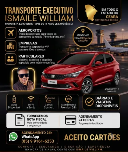 Motorista Particular Executivo - 11 Anos Exp (Viagens, Diárias e Aeroporto).