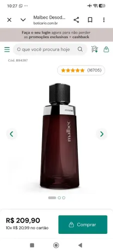 Perfume Malbec 