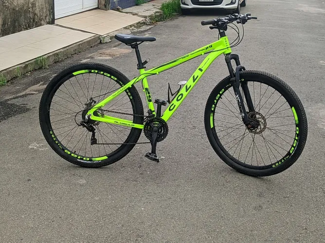 Bicicleta Aro 29 Colli com Shimano - Freio a Disco e Suspensão - Quadro de alumínio - Nova