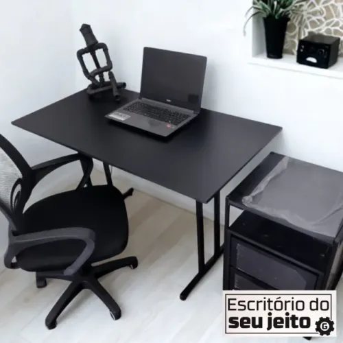 Mesa de Escritório 1,20m NOVA Multiuso Industrial para Computador Notebook Office Birô