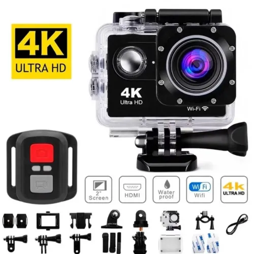 Mini Câmera de ação 4K Ultra HD
