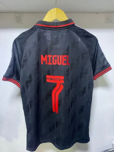 Camisa do Flamengo preta lifestyle Personalizada - Miguel, 7 (nunca usada)