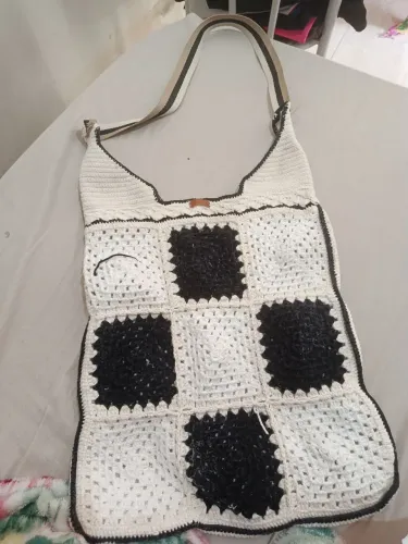 Bolsa de lado de croche