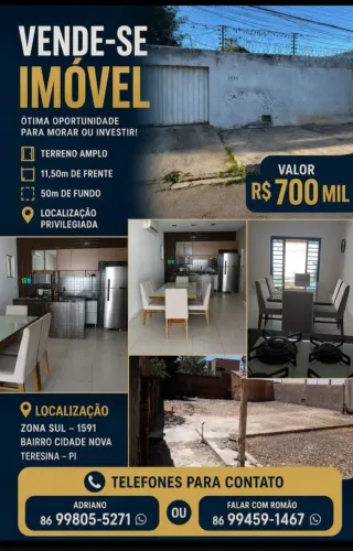 Vendo casa com 4 quartos sendo 2 suítes,garagem,cozinha,sala,banheiro.