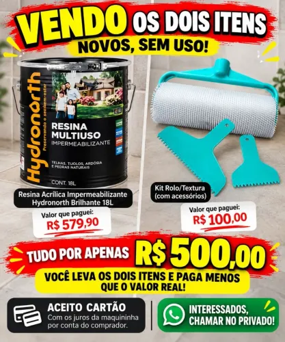 KIT RESINA + ROLO TEXTURA