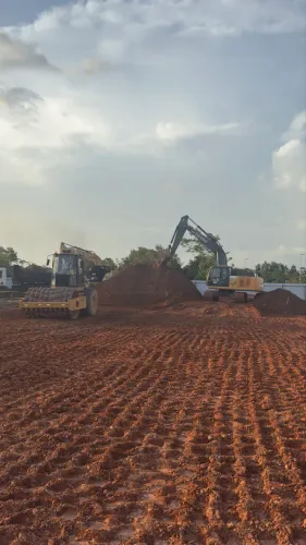 LOCAÇÃO DE MÁQUINAS PESADAS, SERVIÇOS DE TERRAPLENAGEM, LIMPEZA DE TERRENOS E DEMOLIÇÃO