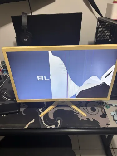 Monitor Blue case quebrado