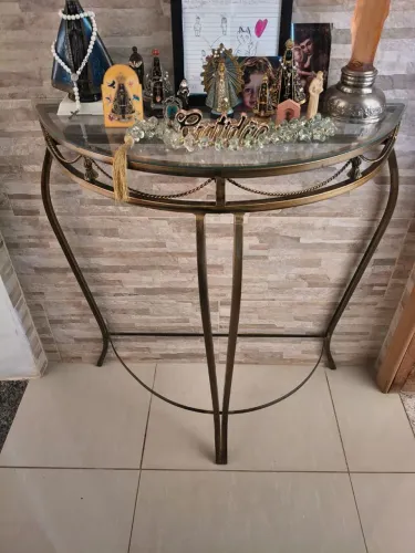 Mesinha de vidro 
