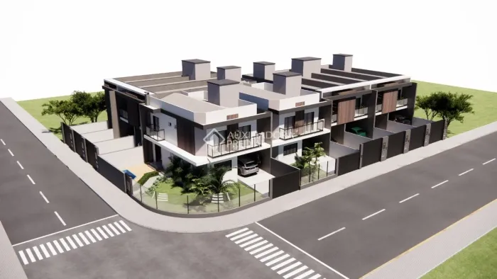 Casa geminada com 113,78 m², 3 quartos sendo 1 suíte, localizada no bairro Bom Retiro, à v