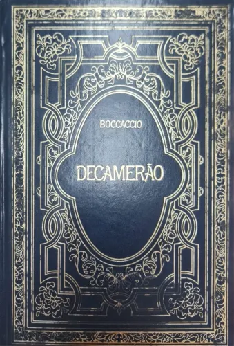 Livro Decamerão - Boccaccio (Editora Abril 1979 - Capa Dura de Luxo)