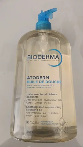 Óleo Bioderma ATODERM HUILE DE DOUCHE 1 LITRO.