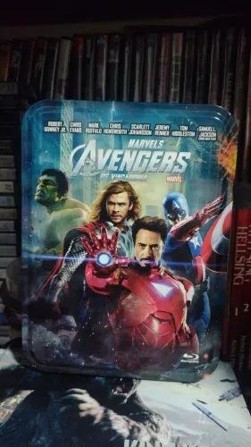 Lata Colecionável Os Vingadores Duplo Estojo De Metal Filme