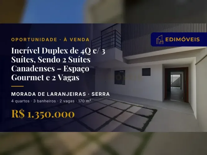 Seu Novo Lar: Casa Duplex com 3 Suítes em Morada de Laranjeiras!