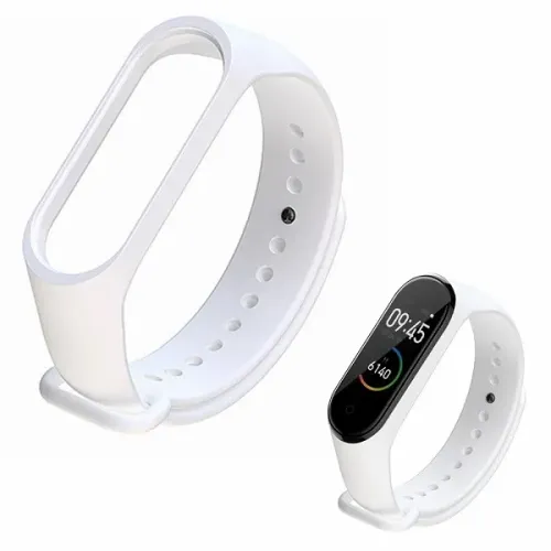 Pulseira Branca Xiaomi Mi Band 3 e 4 