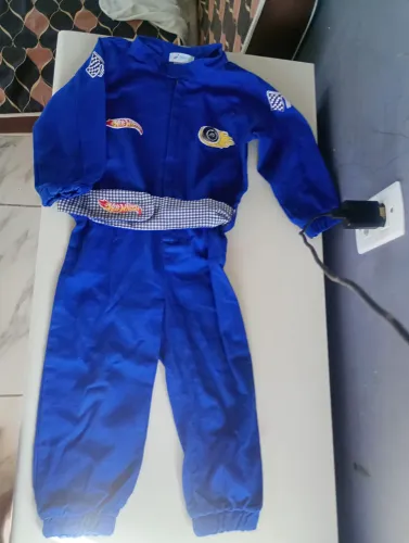 fantasia macacão infantil hot Wheels