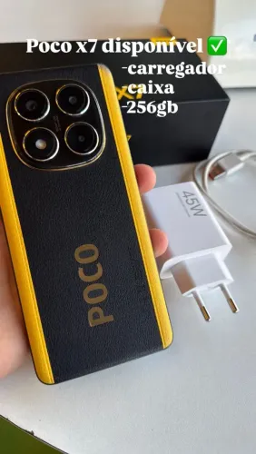 Poco X7-256 (Todos acessórios)