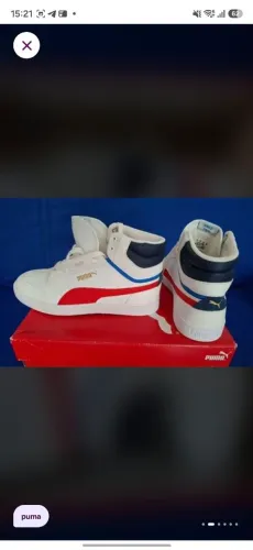 tênis puma shuffle mid bdp masculino casual 39 novo na caixa. original<br><br>39 puma novo